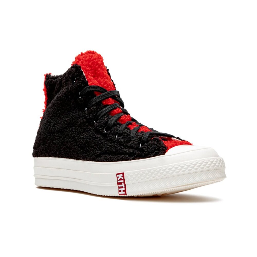 Converse x Kith x Disney Chuck Taylor 70 Mickey Mouse Fur Sneakers Streetwear